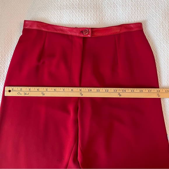 MANIGANCE Leather Waist Trousers - Picture 15 of 16